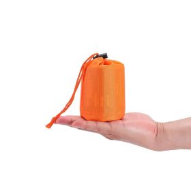 Emergency Sleeping Bag Tube Tent (1-Pack); Waterproof, Windproof, Tear-Resistant, Survival Mylar With Bivvy Sack