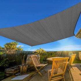 HDPE Sunshade Sail (6'x8') (Colors: Grey)