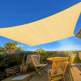HDPE Sunshade Sail (24'x24') (Colors: Beige)