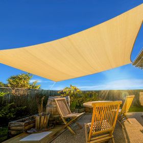 HDPE Sunshade Sail (6'x8') (Colors: Sand)